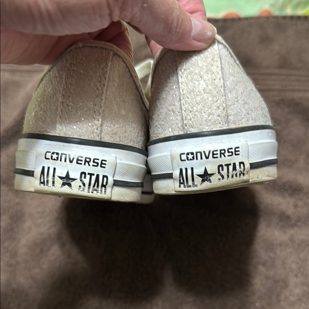 Converse Pink Canvas Low-Top Sneakers - Picture 2 of 4